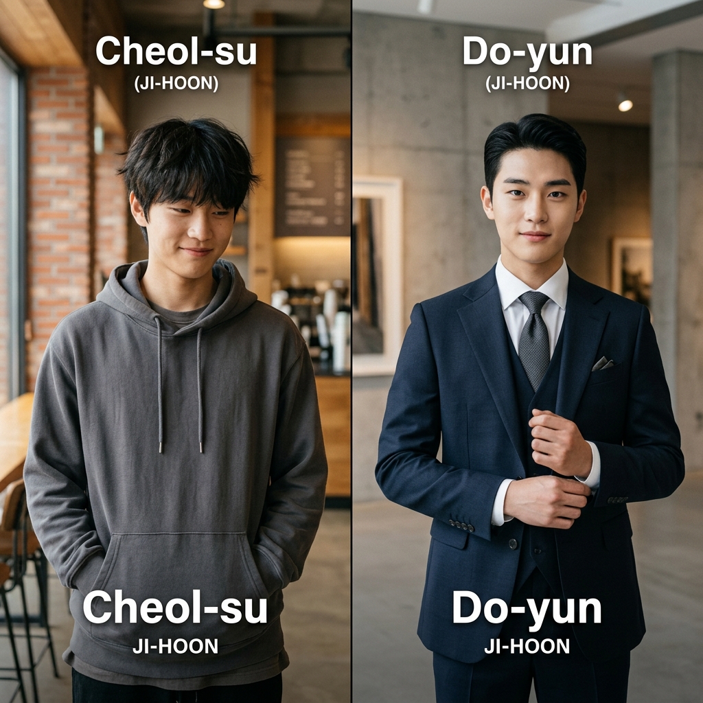 개명 비포/애프터 비교 이미지